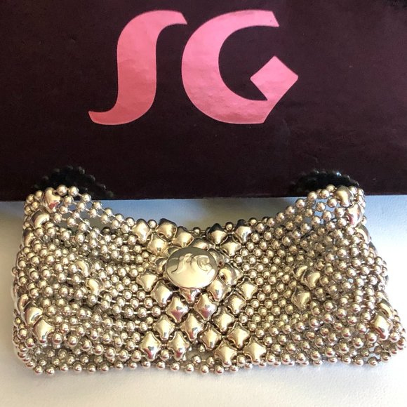 Sergio Gutierrez Liquid Metal B44 Silver Mesh Bracelet - Picture 2 of 8